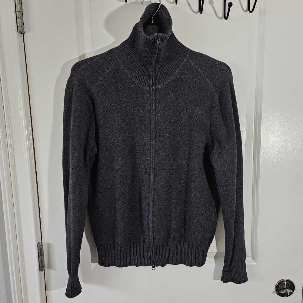 Vintage J. Ferrar Modern Fit Full Zip-Front Sweater Mens Size Medium